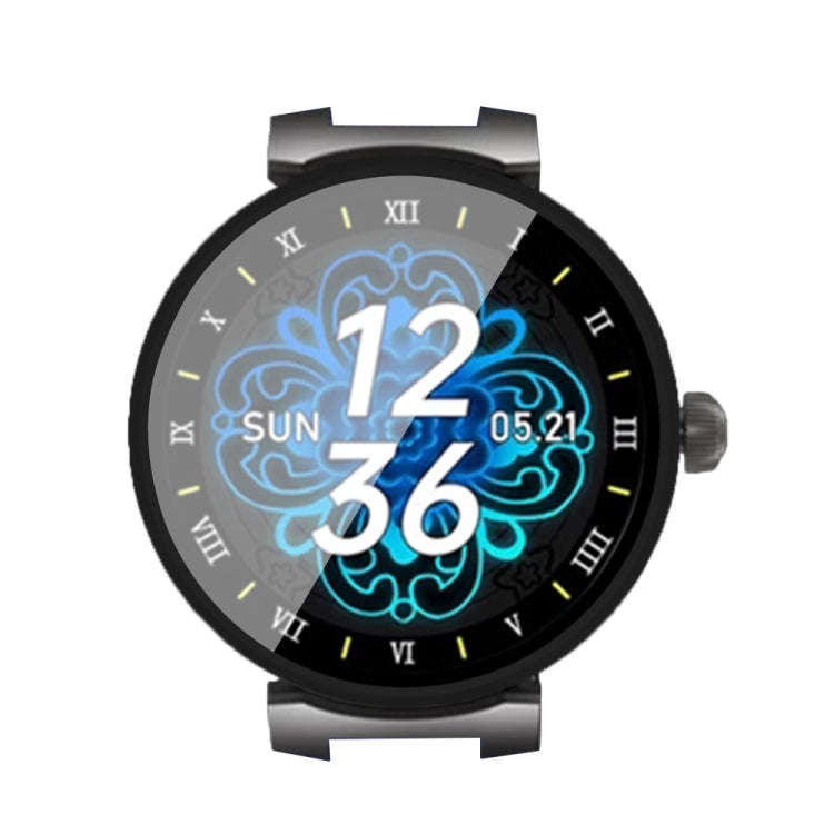 For Aigo GTV2 PC + Tempered Film Integrated Watch Protective Case(Black)