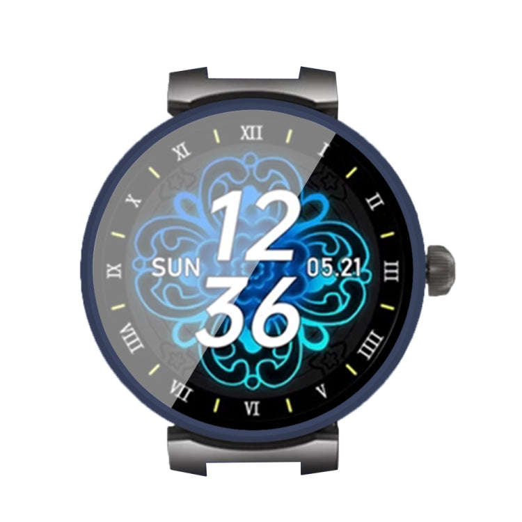 For Aigo GTV2 PC + Tempered Film Integrated Watch Protective Case(Midnight Blue)