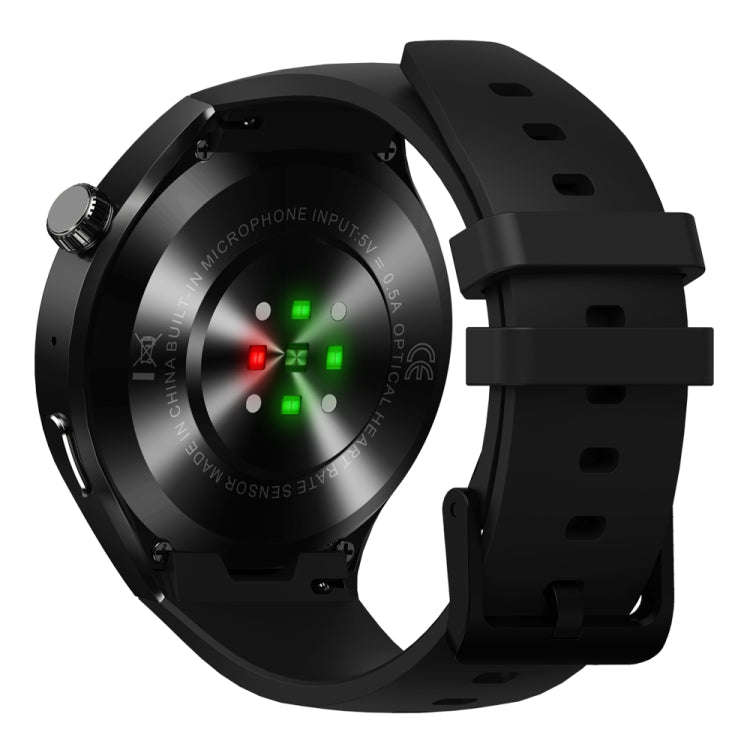 Zeblaze Thor Ultra 1.43 inch AMOLED Screen Android Smart Watch, Silicone Strap(Black)