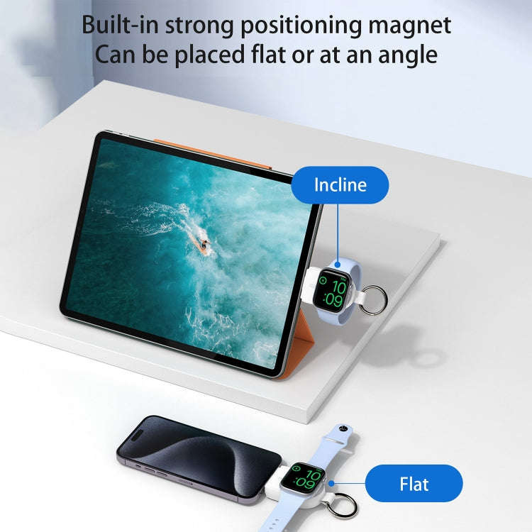 For Apple Watch / AirPods Series U20A Portable Magnetic Wireless Charger(Black)