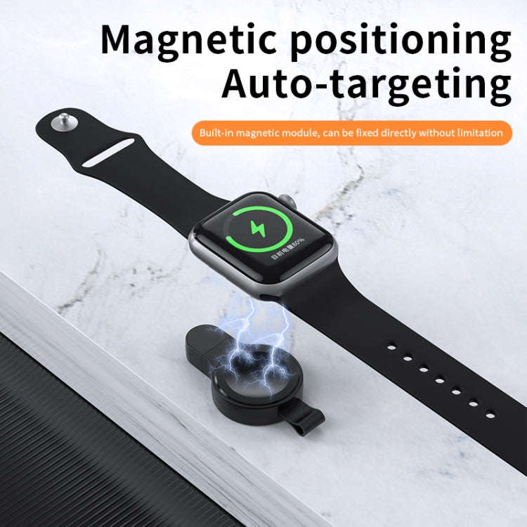 For Apple Watch Series X52 Portable Wireless Charger(Black)