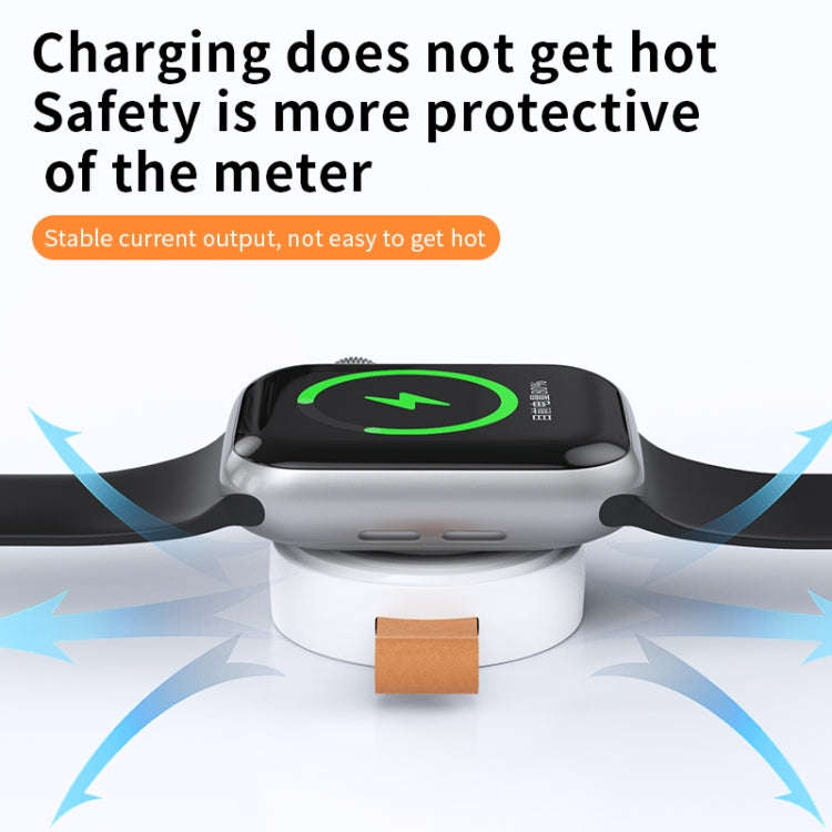 For Apple Watch Series X52 Portable Wireless Charger(White)