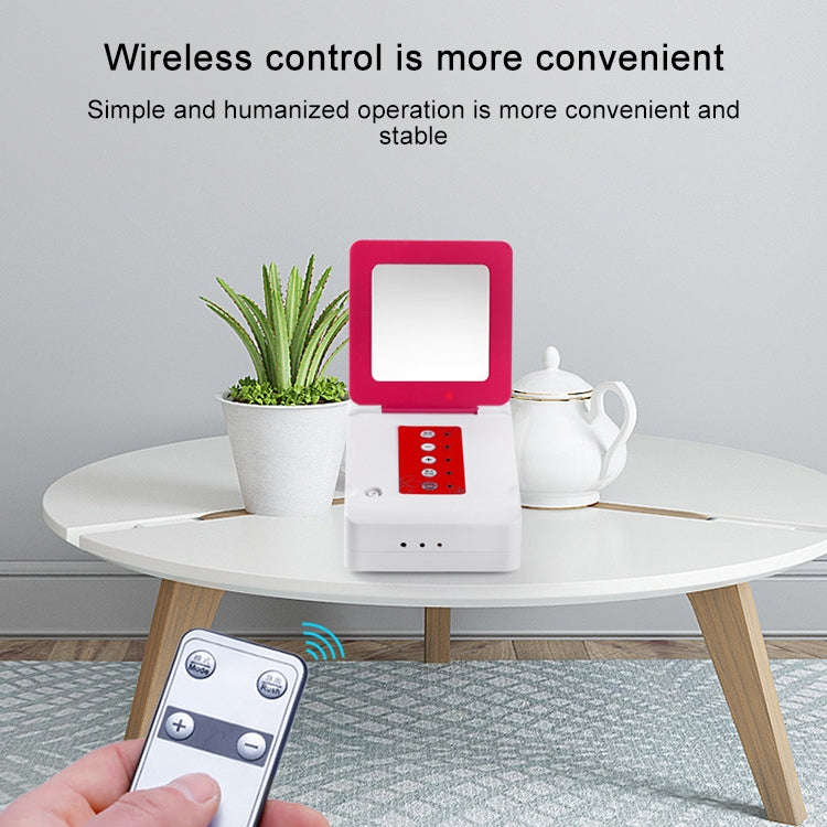 Portable USB Charging Chest Electric Massage Instrument, Style:Remote Control(C Cup)