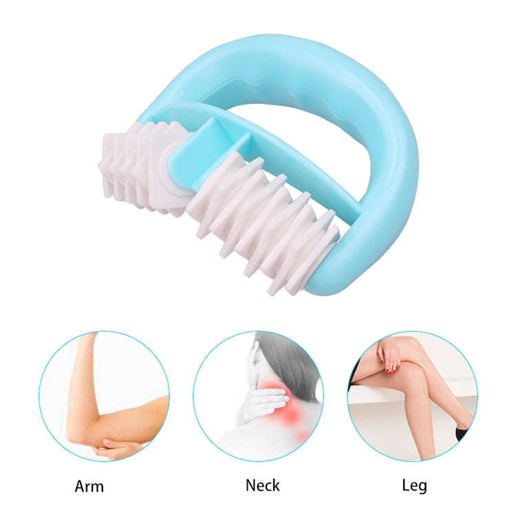 Body Mini Roller Meridian Massager(Rose Red Piece)