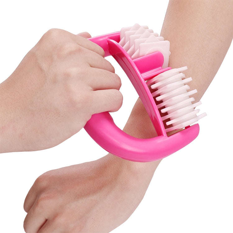 Body Mini Roller Meridian Massager(Rose Red Piece)