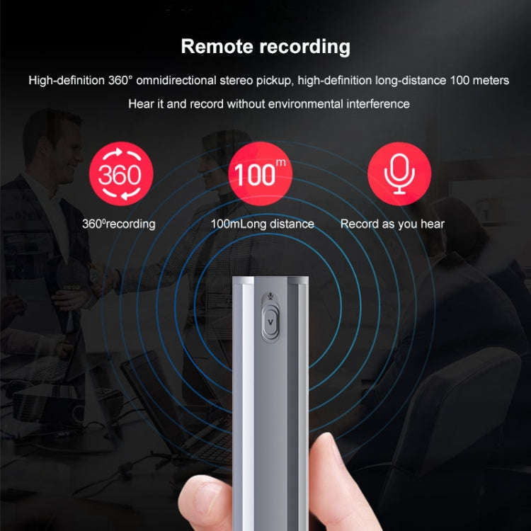 JNN Q72 HD Noise Reduction Long Standby Smart Voice Recorder Recording Device, Capacity:32GB (Black)