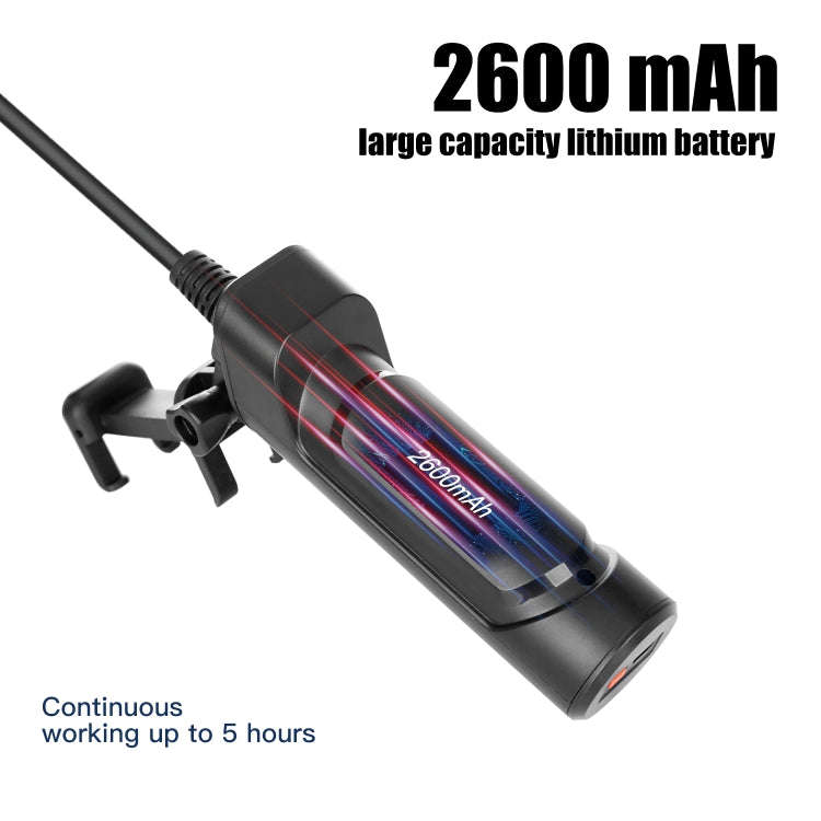 F280 1080P IP68 Waterproof Dual Camera WiFi Digital Endoscope, Length:5m Snake Tube(Black)