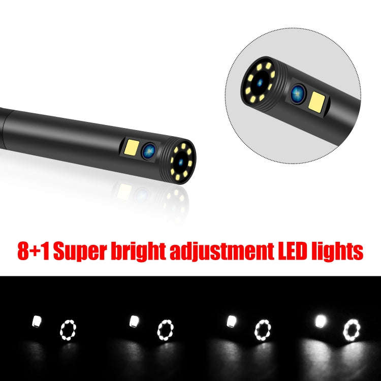 P30 8mm 1080P IP68 Waterproof 4.3 inch Screen Dual Camera Digital Endoscope, Length:1m Snake Tube...