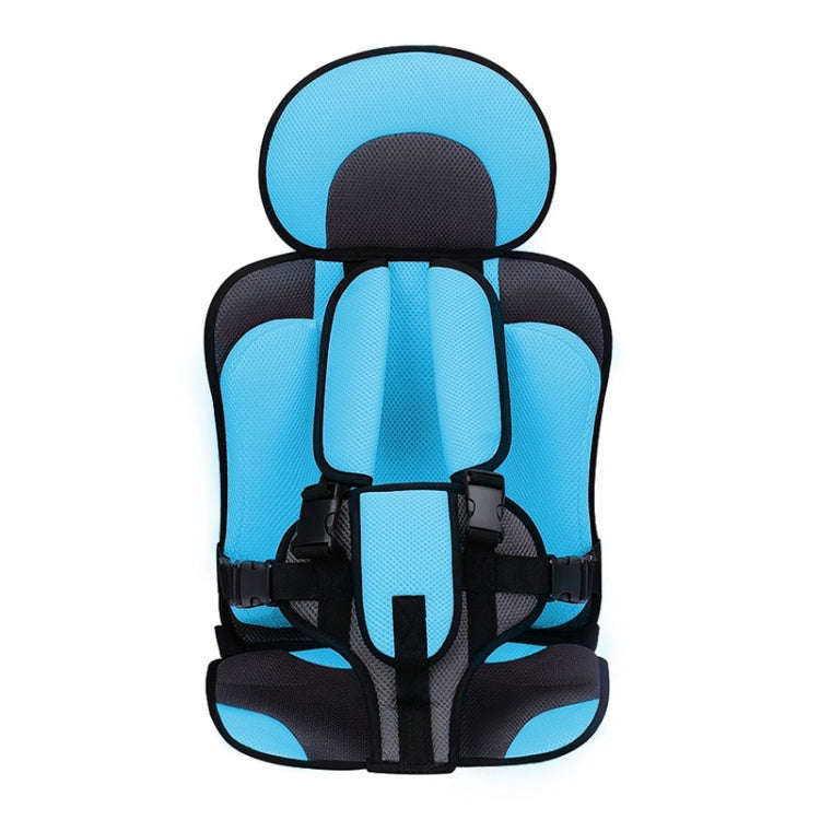 Car Portable Children Safety Seat, Size:50 x 33 x 21cm (For 0-5 Years Old)(Light Blue + Grey)