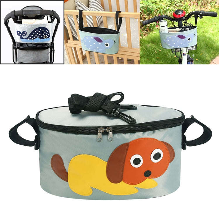 Car Baby Storage Bag Electromobile Bicycle Cart Storage Bag Hanging Bag with Cover(SKU-07-Dog)