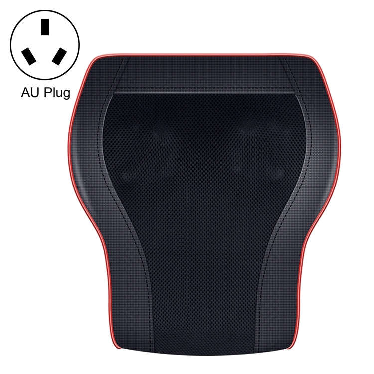 Multifunctional Mini Massage Pillow Neck and Shoulder Cervical Massager, Plug Type:AU Plug(Black)