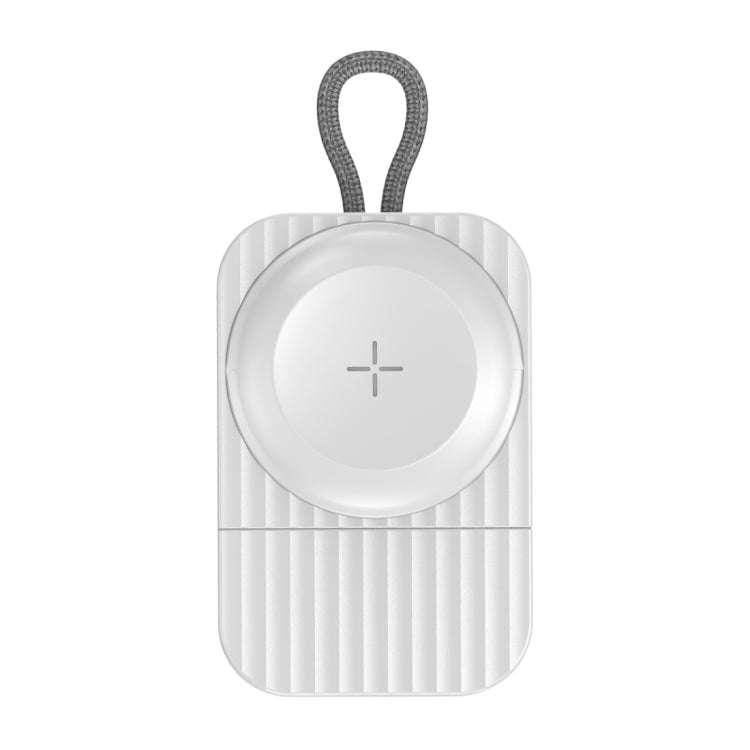 ROCK W26 Portable Magnetic Wireless Charger for Apple Watch Type-C Interface(White)