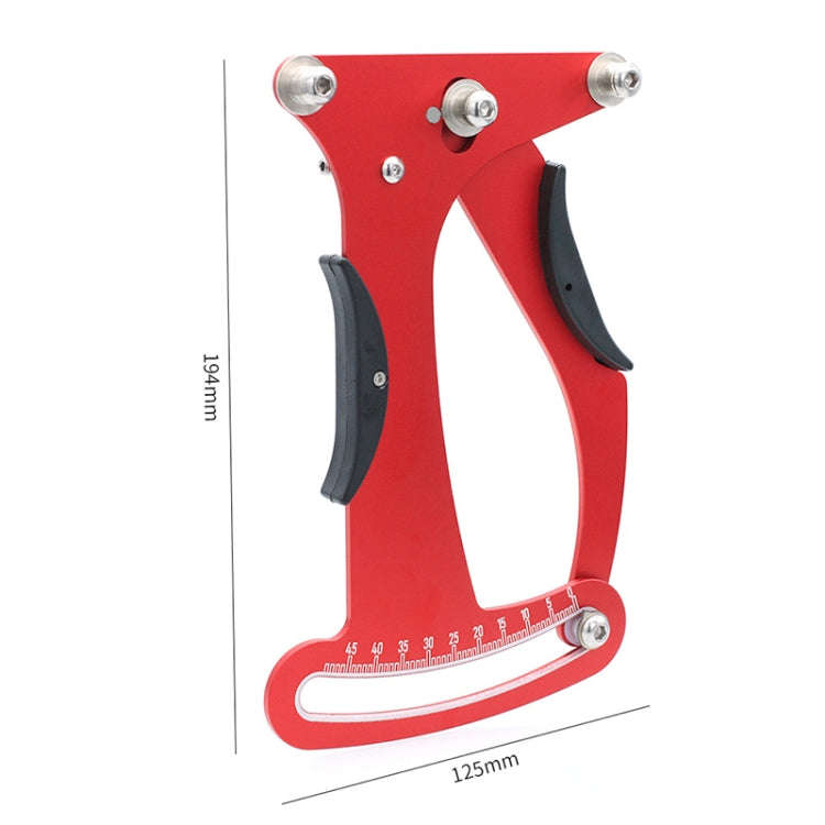 Bicycle Spokes Tension Meter Tool Rim Adjustment Measurement Gauges (Red)