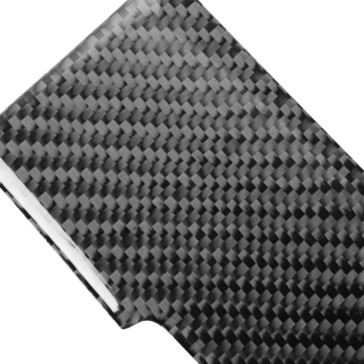 2 in 1 Car Carbon Fiber Gear Panel + Cigarette Lighter Decorative Sticker for Audi Q7 2008-2015, ...
