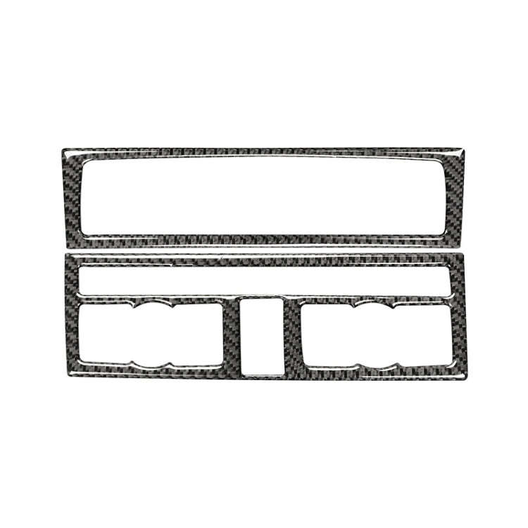 Car Carbon Fiber Air Conditioning Adjustment Panel Decorative Sticker for Audi Q7 2008-2015, Left...