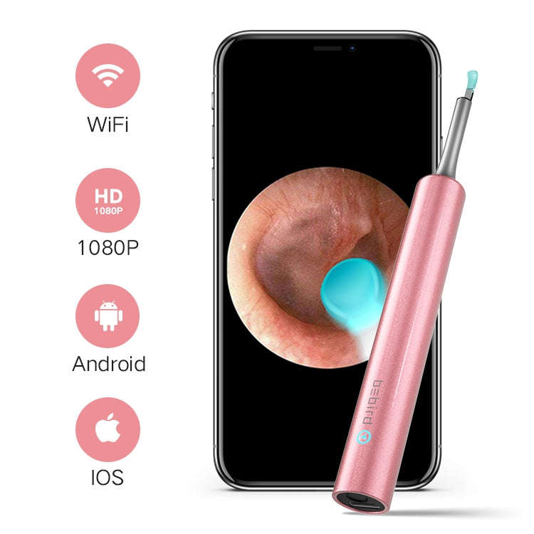 Bebird C3 4.5mm Wireless Wifi High-definition Visual Ear Spoon 3 Million Pixels Out Ear Visual Ea...