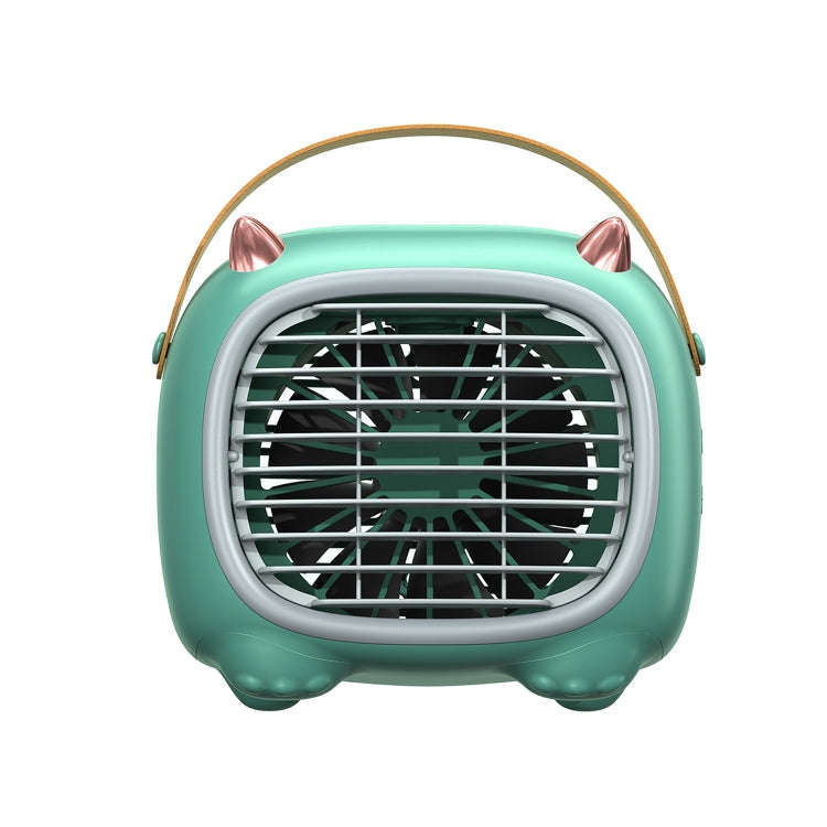 WK WT-F19 Little Monster Water Cooling Fan Desktop Fan (Green)