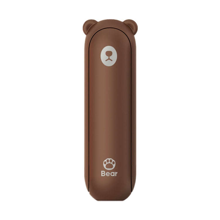 Xiaomi Youpin JISULIFE F8X Upgrade Version Multifunctional Mini Fan Handheld Folding Fan (Brown)