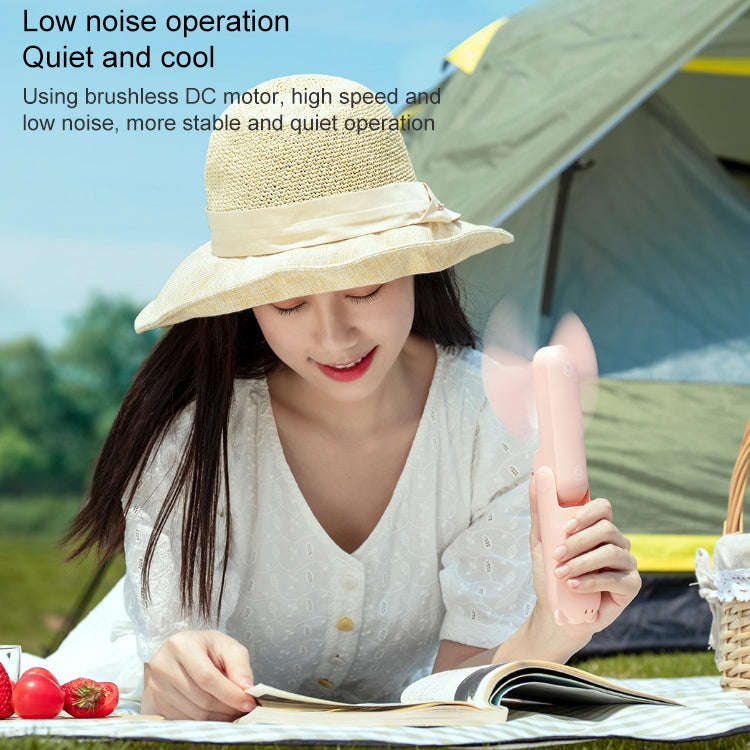 Xiaomi Youpin JISULIFE F8X Upgrade Version Multifunctional Mini Fan Handheld Folding Fan (Brown)