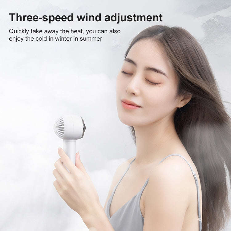 F23 Handheld Rurbo Mini Electric Fan (Pink)