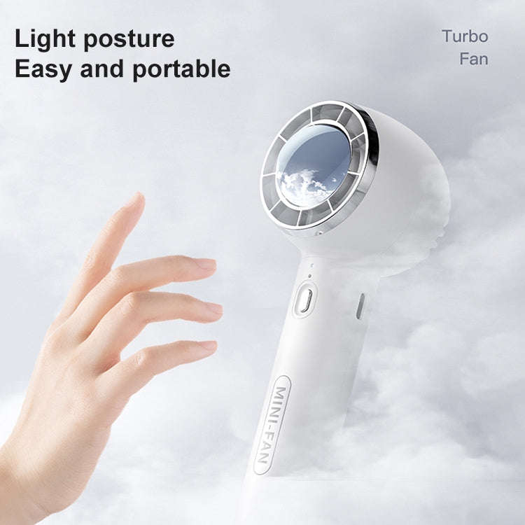 F23 Handheld Rurbo Mini Electric Fan (Pink)