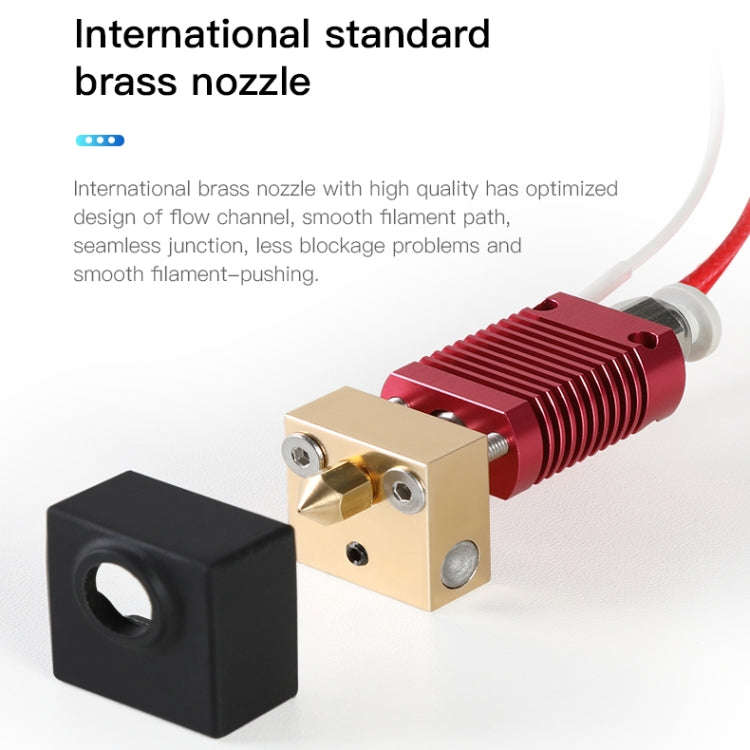 Creality 24V 40W Extruder Full Nozzle Hot End Kit with Nozzle Extruder+Cooling Fan+Shell for Ende...