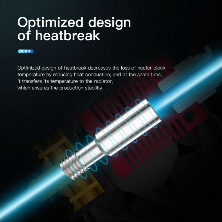 Creality 24V 40W Extruder Full Nozzle Hot End Kit with Nozzle Extruder+Cooling Fan+Shell for Ende...