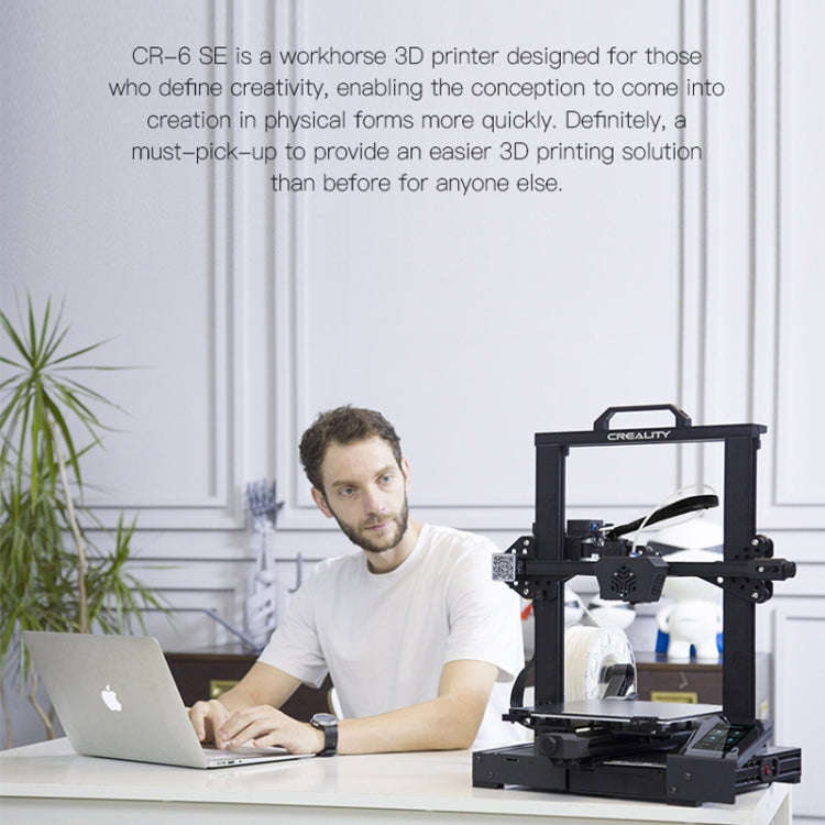 CREALITY CR-6 SE 350W Intelligent Leveling-free DIY 3D Printer, Print Size : 23.5 x 23.5 x 25cm, ...