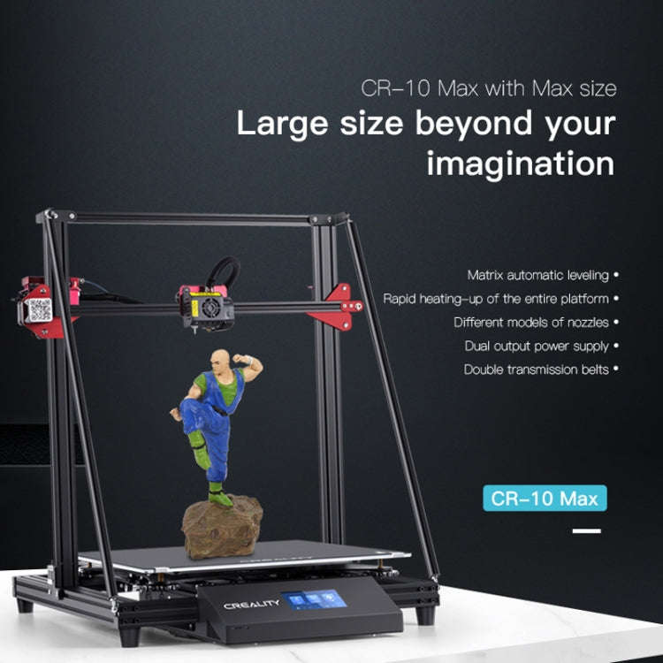 CREALITY CR-10 Max 750W Automatic Leveling Golden Triangle DIY 3D Printer, Print Size : 45 x 45 x...