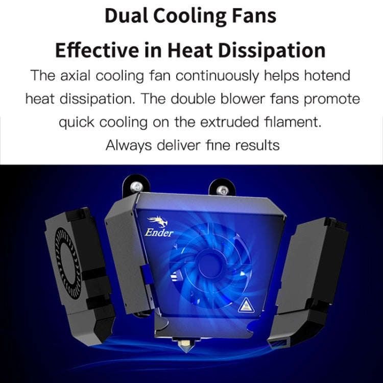 CREALITY Ender-3 Max Smart Sensor Dual Cooling Fans DIY 3D Printer, Print Size : 30 x 30 x 34cm, ...