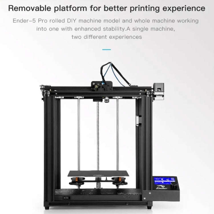 CREALITY Ender-5 Pro Silent Mainboard Double Y-axis DIY 3D Printer, Print Size : 22 x 22 x 30cm, ...