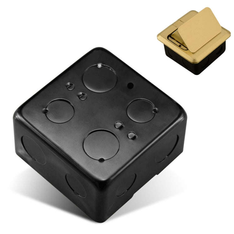 86mm Floor Plug Bottom Box Waterproof Five-hole Thickened Floor Pop-up Household Cassette Cable B...