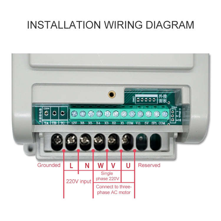 AT1-0750X 0.75KW 220V Single-phase Input Three-phase Output Inverter