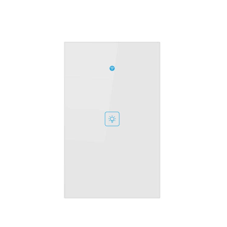 WS-US-01 EWeLink APP & Touch Control 2A 1 Gang Tempered Glass Panel Smart Wall Switch, AC 90V-250...