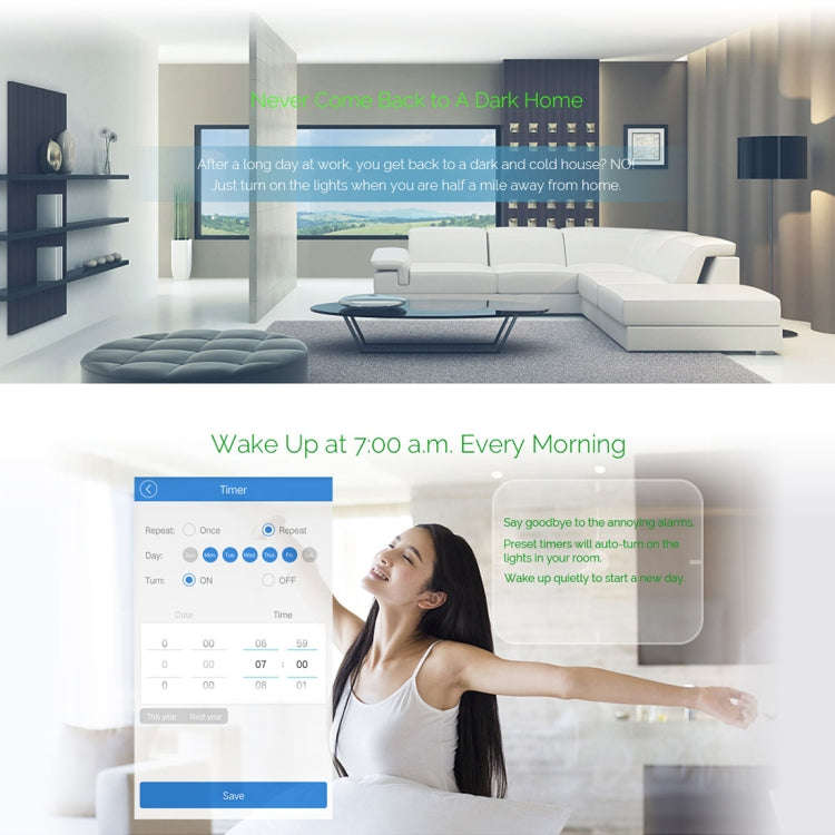 WS-US-01 EWeLink APP & Touch Control 2A 1 Gang Tempered Glass Panel Smart Wall Switch, AC 90V-250...