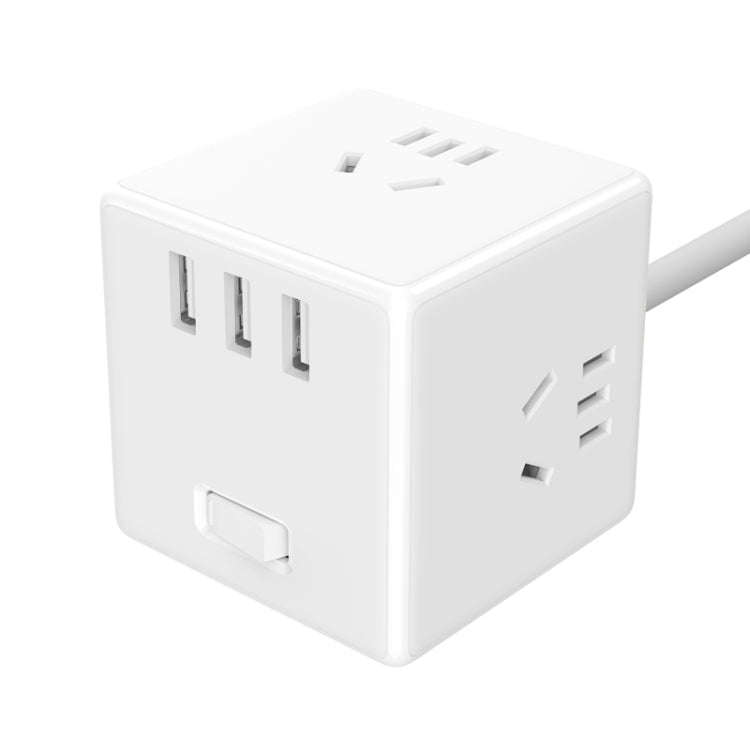 Original Xiaomi Mijia MJCXB3-02QM Wired Edition 15.5W 3 USB Interface Cube Shape Multifunctional ...