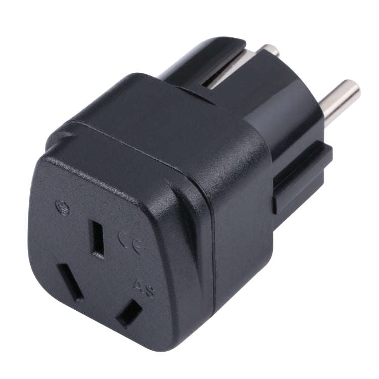 Portable Three-hole AU to EU Plug Socket Power Adapter