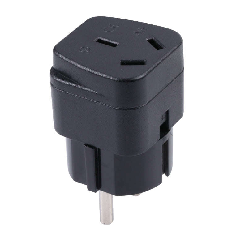 Portable Three-hole AU to EU Plug Socket Power Adapter