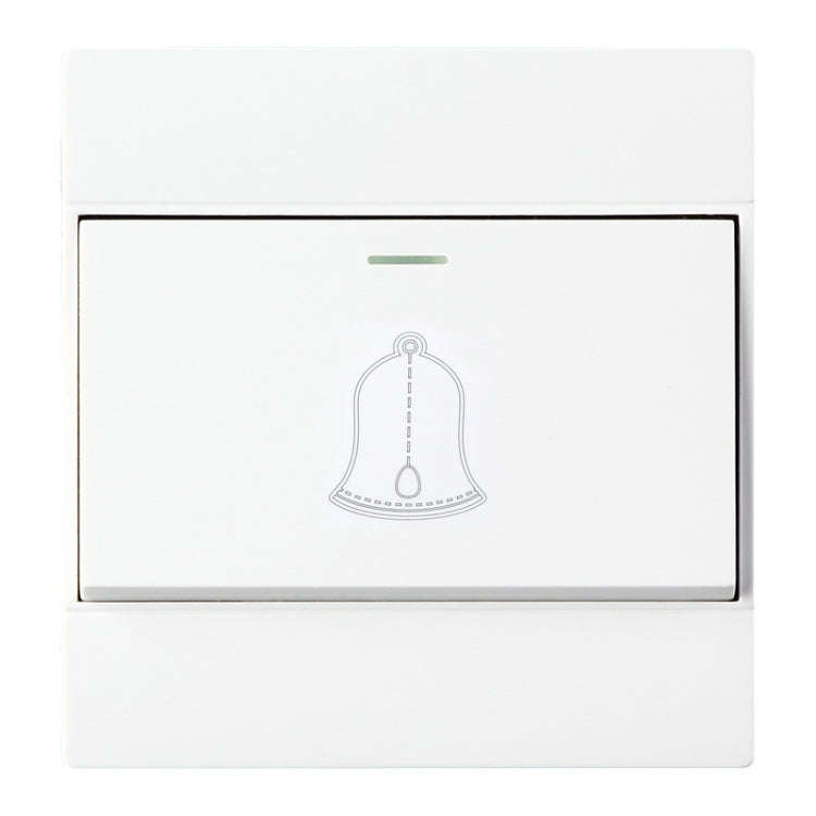 86 Type PC Wall Doorbell Single Control Switch, EU Plug