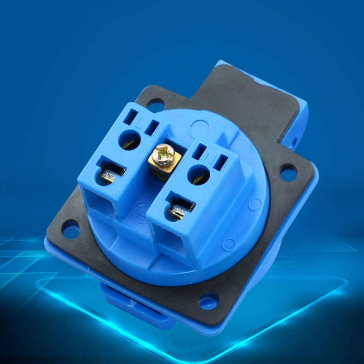 Outdoor IP44 Waterproof Socket with Cover, EU Plug
