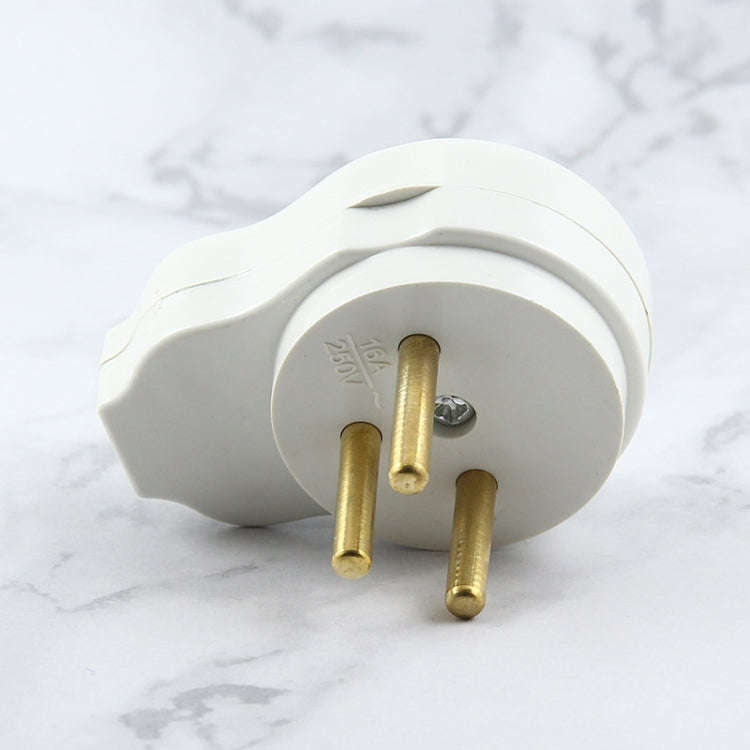 16A Cylindrical Male Female Butt Joint Tripolar Power Plug
