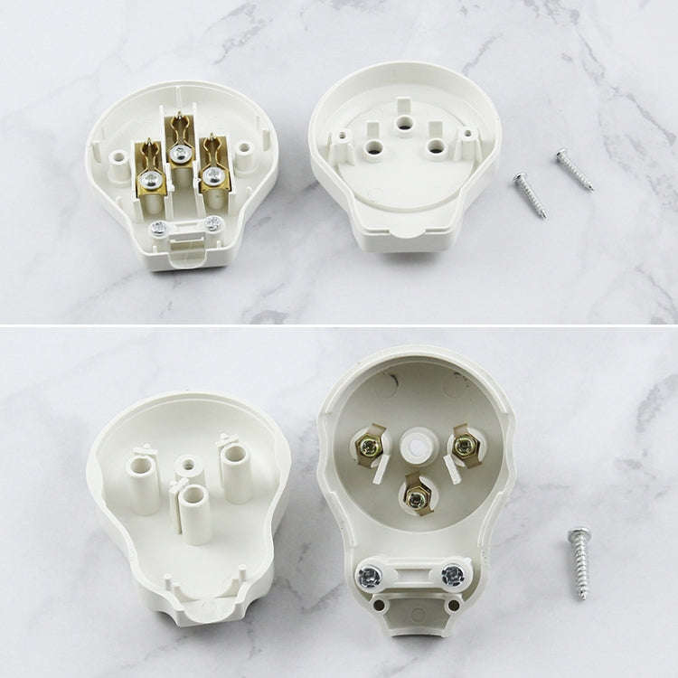 16A Cylindrical Male Female Butt Joint Tripolar Power Plug