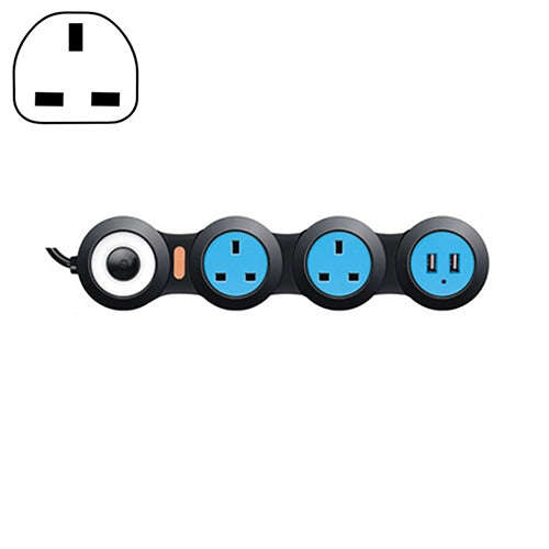 Charging Plug-in Wiring Board Creative Rotary Towline Board 13A Deformed Socket with USB, UK Plug...