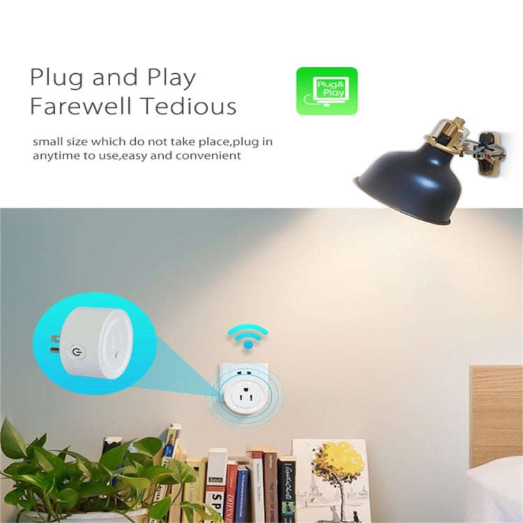 NEO NAS-WR06W WiFi US Smart Power Plug,with Remote Control Appliance Power ON/OFF via App & Timin...