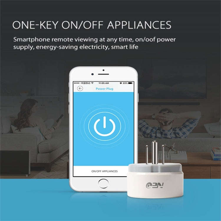 NEO NAS-WR02W WiFi US Smart Power Plug,with Remote Control Appliance Power ON/OFF via App & Timin...