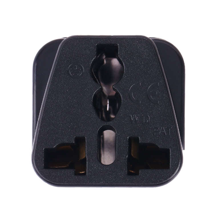 Portable Universal Socket to US Plug Power Adapter Travel Charger (Black)
