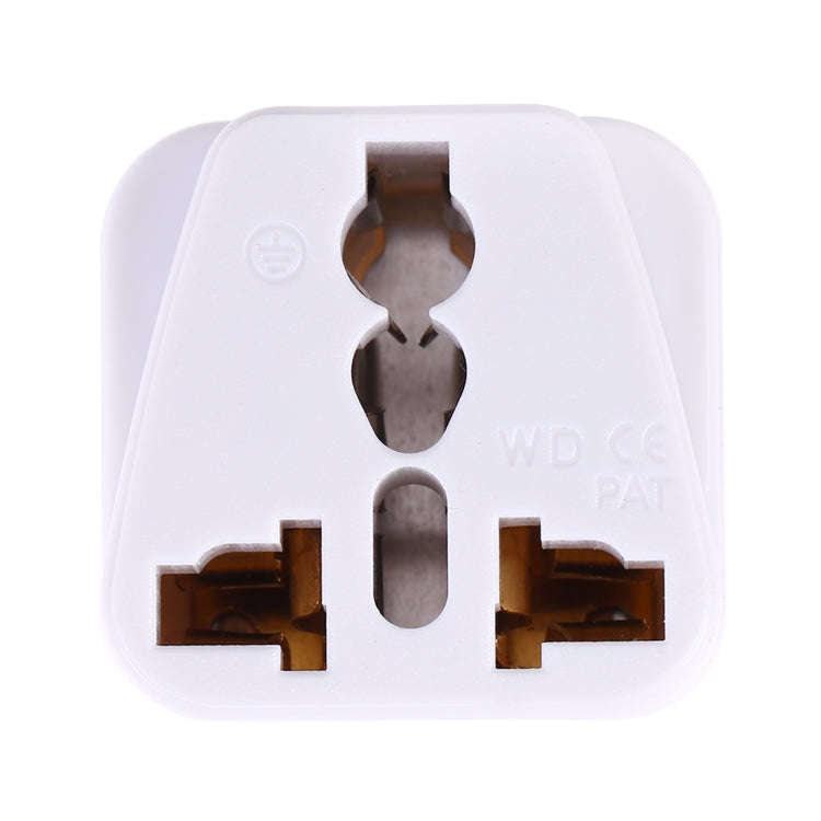 Portable Universal Socket to US Plug Power Adapter Travel Charger (White)
