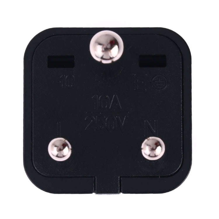 Portable Universal Socket to (Small) South Africa Plug Power Adapter Travel Charger (Black)