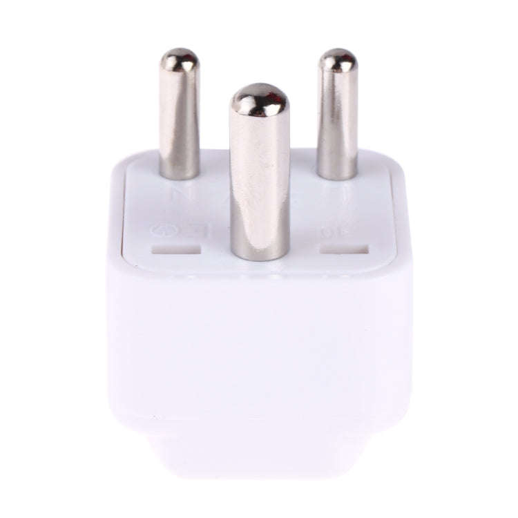 Portable Universal Socket to (Small) South Africa Plug Power Adapter Travel Charger (White)