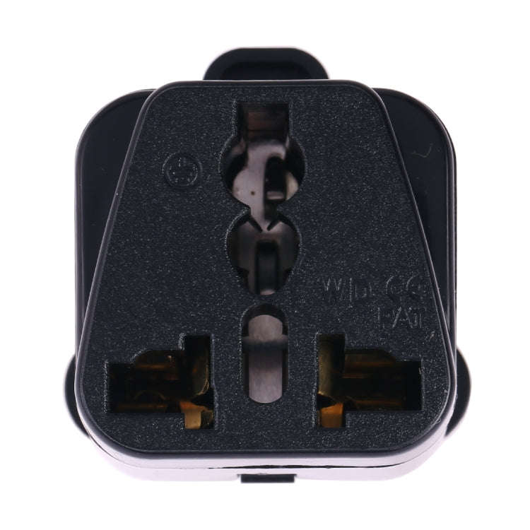Portable Universal Socket to (Large) South Africa Plug Power Adapter Travel Charger (Black)